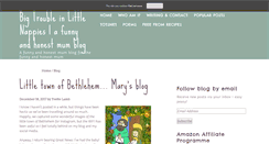 Desktop Screenshot of bigtroubleinlittlenappies.com